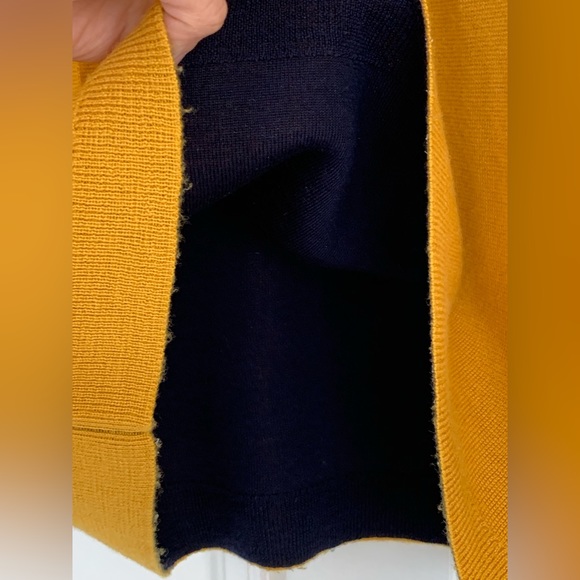 Merino double faced wool jumper, golden sun - Picture 10 of 10